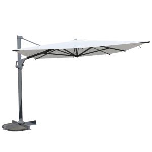 Parasol déporté écru 4x3 m