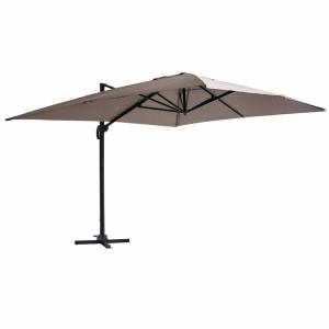 Parasol déporté inclinable et rotatif 4x3m en aluminium tau…