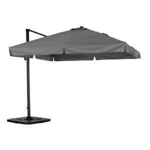 Parasol déporté inclinable gris D3m