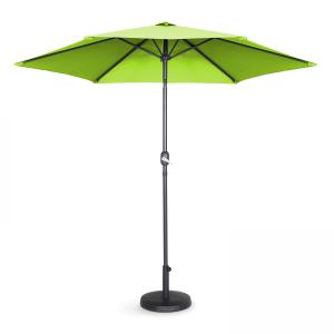 Parasol droit 3m en aluminium vert