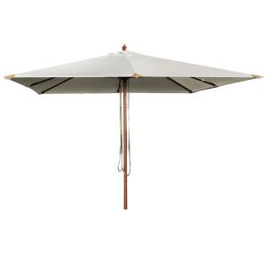 Parasol droit écru 3x3 m