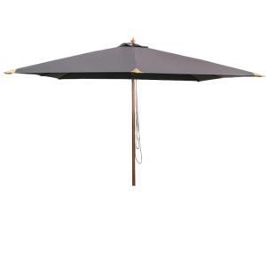 Parasol droit gris 3x3 m