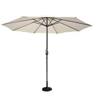 Parasol droit Ø 2,7 m écru