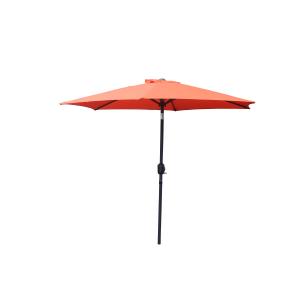 Parasol droit rond 2,5 x 2,5 m terracotta