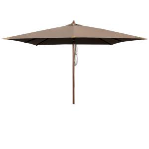 Parasol droit taupe 3x3 m