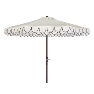 Parasol en Metal Blanc/Noir