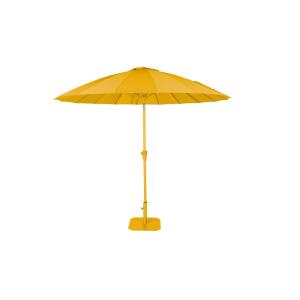 Parasol en métal jaune