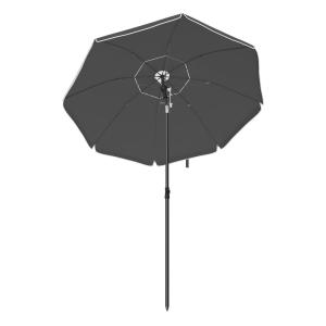 Parasol inclinable 180 cm protection upf 50  hauteur ajusta…