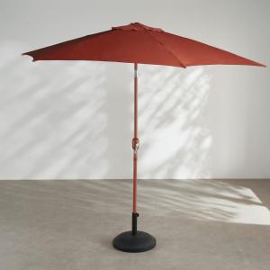 Parasol inclinable en aluminium et toile en polyester recyc…