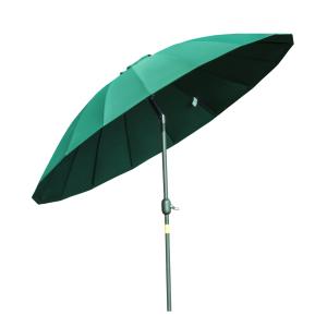 Parasol inclinable rond vert