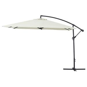 Parasol jardin aluminium ecru 298 x 298 x 253 cm