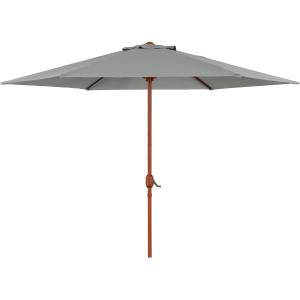 Parasol jardin aluminium gris