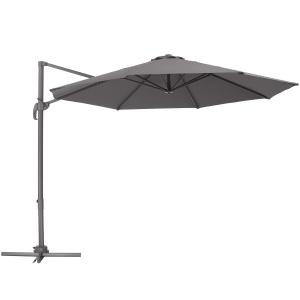 Parasol Ø 300 cm gris