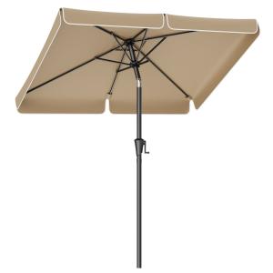 Parasol rectangulaire 200 x 150 cm upf 50  pliable sans pie…