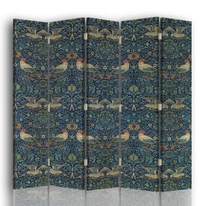 Paravent - Cloison Bird - William Morris 180x170cm (5 volet…