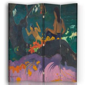 Paravent cloison Fatata Te Miti - Paul Gauguin 145x180cm (4…