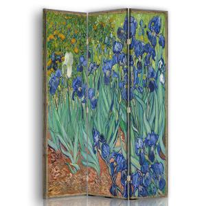 Paravent - Cloison Iris - Vincent Van Gogh cm 110x150 (3 vo…