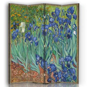 Paravent - Cloison Iris - Vincent Van Gogh cm 145x170 (4 vo…