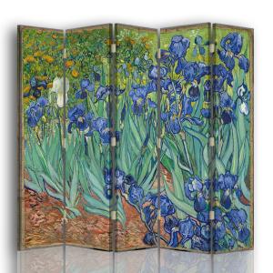 Paravent - Cloison Iris - Vincent Van Gogh cm 180x170 (5 vo…