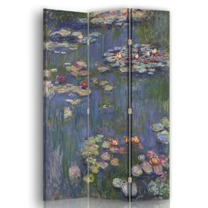 Paravent cloison Nymphéas - Claude Monet 110x150cm (3 volet…