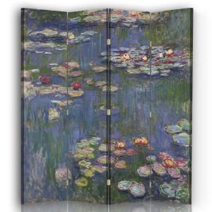 Paravent cloison Nymphéas - Claude Monet 145x180cm (4 volet…