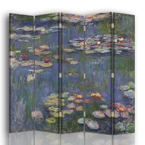 Paravent - Cloison Nymphéas - Claude Monet cm 180x170 (5 vo…