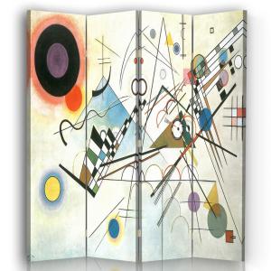 Paravent Composition VIII - Wassily Kandinsky cm 145x170 (4…