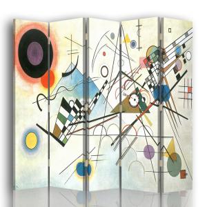 Paravent Composition VIII - Wassily Kandinsky cm 180x170 (5…
