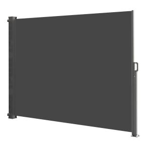 Paravent extérieur rétractable  Gris 300 x 180 cm