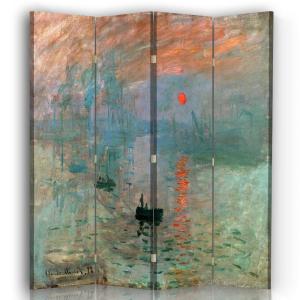 Paravent impression Soleil Levant, Claude Monet 145x180cm (…