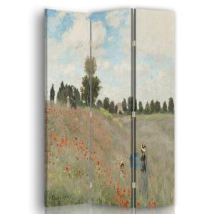Paravent Le Champ des Coquelicots - Claude Monet 110x150cm…