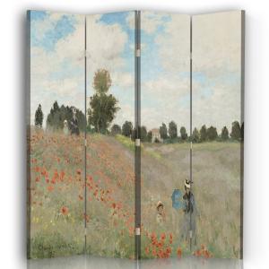 Paravent Le Champ des Coquelicots - Claude Monet 145x180cm…
