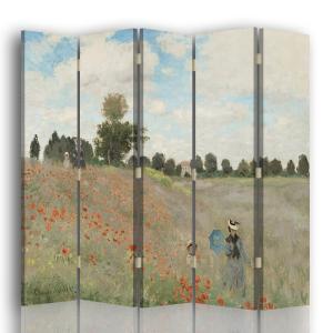 Paravent Le Champ des Coquelicots - Claude Monet cm 180x170…