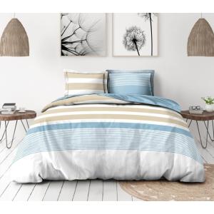 Parure de couette 2 pièces en percale de coton 140x200    B…