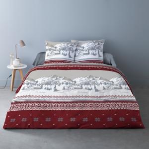 Parure de couette flanelle 100% coton multicolore 240x220cm…