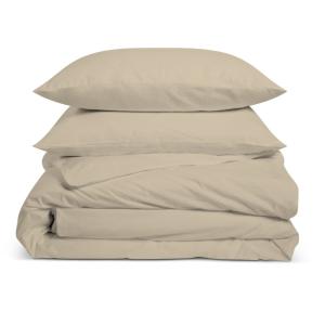 Parure de lit 2 personnes coton percale lin 240x260cm