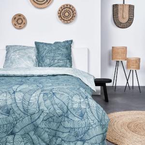 Parure de lit 2 personnes imprimé floral coton  260x240 cm…