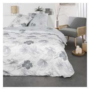 Parure de lit 2 personnes imprimé floral coton SUNSHINE SWA…