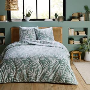 Parure de lit 2 personnes tropical en polycoton 240x220cm