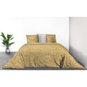 Parure de lit  2 personnes Victoria Ocre avec housse de cou…