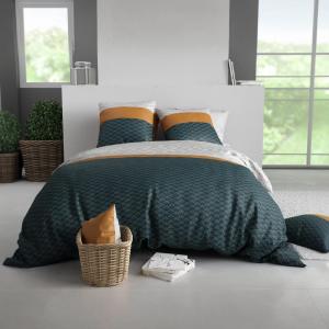 Parure de lit 220x240 cm Coton 57 fils Orus