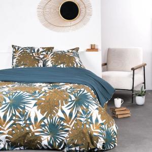 Parure de lit  240x220 cm Marron