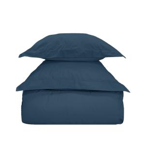 Parure de lit avec 2 taies rectangles coton Denim 260x240 cm