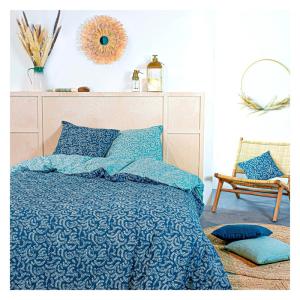 Parure de lit coton 2 personnes imprimé bohème  220x240 cm…