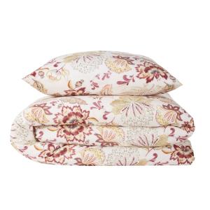 Parure de lit en coton biologique imprimé floral multicolor…