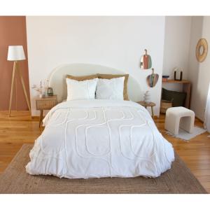 Parure de lit JAJA – 240x220 cm – Blanc