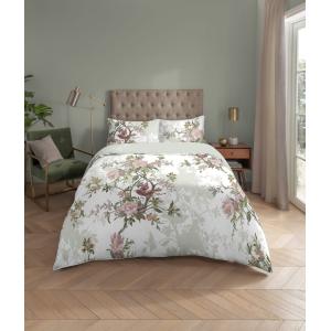 Parure de lit rosier en satin de coton 220x230cm