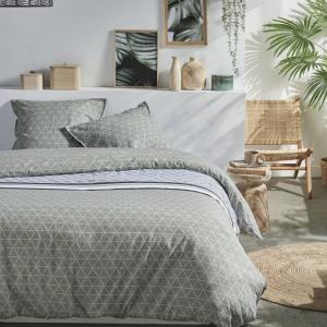 Parure de lit zippée imprimé Graphique coton  240x220 cm Be…