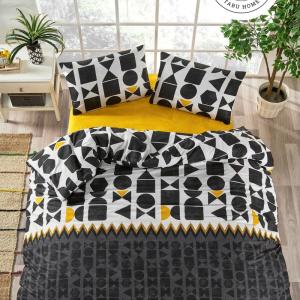 Parure housse de couette 100% coton imprimée   2 taies 240x…