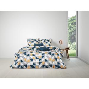 Parure housse de couette coton multicolore 220x240 cm